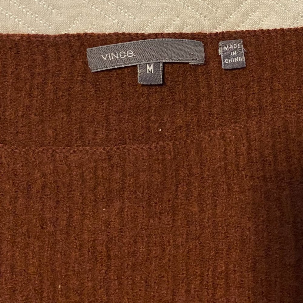 Vince Wool and Cashmere Slightly Cropped Sweater